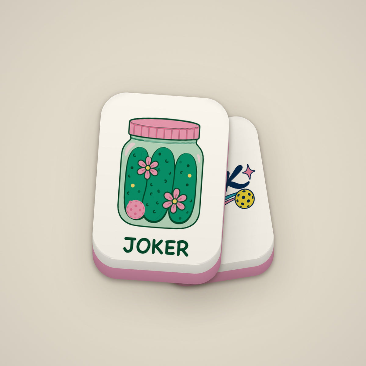 Pickled Pink Large Joker tiles